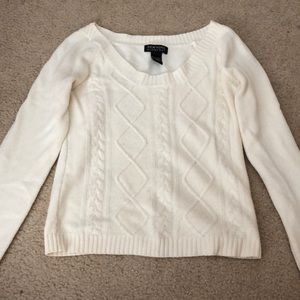 Semi off the shoulder sweater